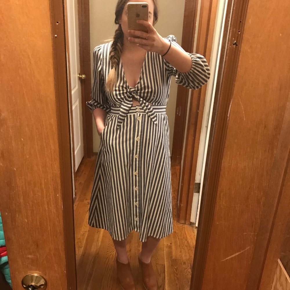 Madewell striped dress - Picture 2 of 2
